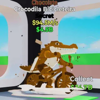 🔥 CROCODILA BICICLETEIRA CHOCOLATE  Fortnite Steal The Brainrot Rare