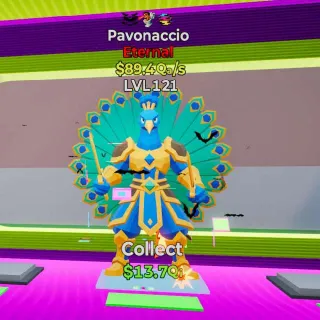 🔥 LVL 121 - Pavonaccio $89.4Qa/s Brainrot
