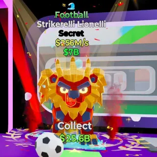 🔥 Strikerelli Lionelli Football  Brainrot