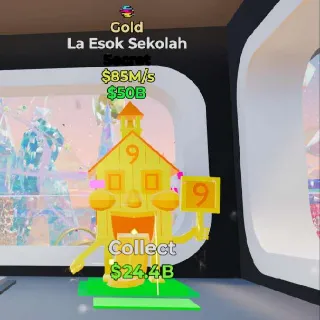 🔥 LA ESOK SEKOLAH GOLD - Fortnite Steal the Brainrot Rare