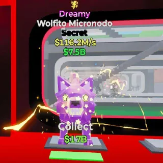 🔥 Wolfito Micronodo Dreamy Steal the Brainrot