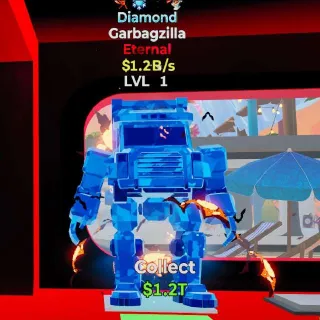 Garbagzilla Diamond 4 Traits Brainrot
