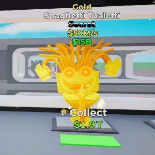 🔥 Spaghetti Tualetti GOLD - Fortnite Steal the Brainrot Rare
