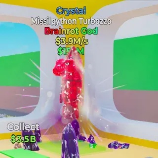 🔥 Missilpython Turbozzo Crystal - Fortnite Steal The Brainrot Rare