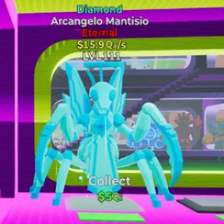 🔥 LVL 111 Arcangelo Mantisio Diamond $15.9Qa/s Brainrot