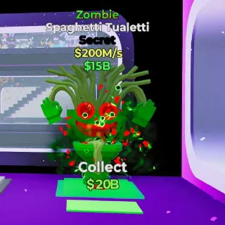 🔥 Spaghetti Tualetti Zombie Steal The Brainrot Rare