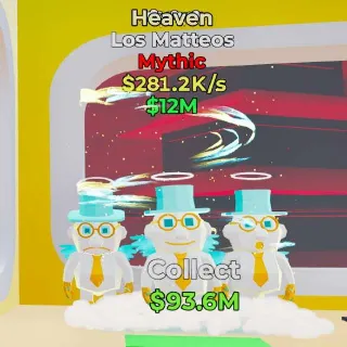 🔥 LOS MATTEOS HEAVEN Fortnite Steal The Brainrot Rare