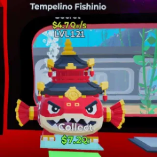 🔥 $4.7Qa/s - Tempelino Fishinio - LVL 121 Steal the Brainrot