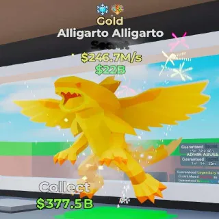🔥 Alligarto Alligarto GOLD - Fortnite Steal The Brainrot Rare