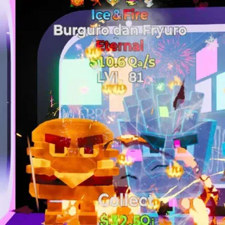 🔥 LVL 81 -Burguro dan Fryuro $10.6Qa/s LVL81 Brainrot