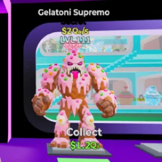 🔥 LVL 111 - Gelatoni Supremo -  Steal the Brainrot