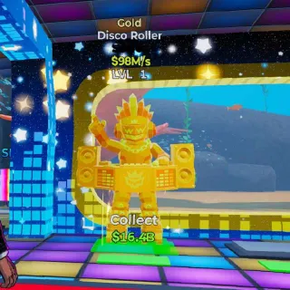 Disco Roller Gold