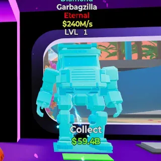 🔥  Diamond Garbagzilla Gold Steal the Brainrot
