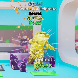 🔥 CROCODILA BICICLETEIRA CRYSTAL  Fortnite Steal The Brainrot Rare