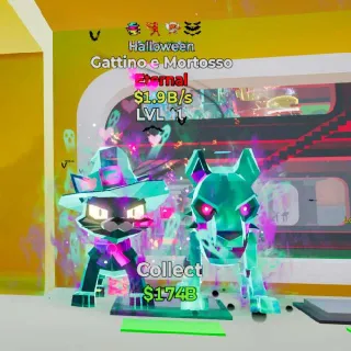 Gattino e Mortosso Halloween 4 Traits