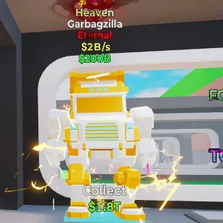 🔥 Garbagzilla Heaven 2B/s  3 Traits Steal the Brainrot