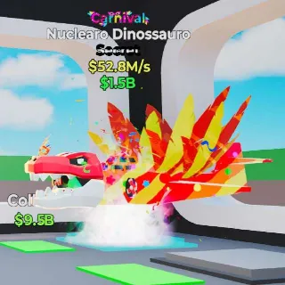 🔥 NUCLEARO DINOSAURO CARNIVAL - Fortnite Steal The Brainrot Rare