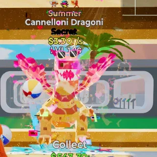 🔥 Cannelloni Dragoni Summer Lvl 180 $3.3Qi/s Steal the Brainrot