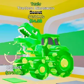 🔥 TRACTORO DINOSAURO TOXIC - Fortnite Steal The Brainrot Rare