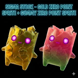 Fortnite Battle Royale Gold Zero Point Sprite + Gummy Zero Point Sprite