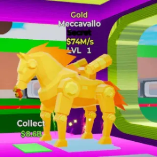 Meccavallo Gold Steal the Brainrot