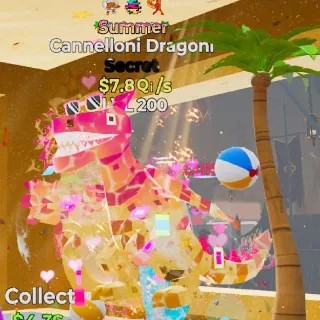 🔥 $7.8Qi/s - Cannelloni Dragoni Summer Lvl 200  Steal the Brainrot