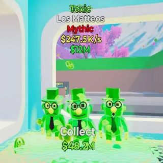 🔥 LOS MATTEOS TOXIC  - Fortnite Steal The Brainrot Rare