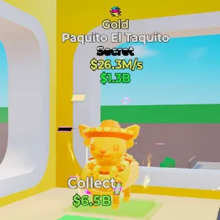 🔥 PAQUITO ELTAQUITO GOLD - Fortnite Steal the Brainrot Rare