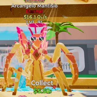 🔥 Arcangelo Mantisio Summer LVL 91  Steal the Brainrot