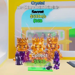 🔥 LOS CHIMPANZINI PRINCINIS CRYSTAL - Fortnite Steal the Brainrot Rare