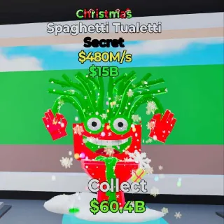 🔥 Spaghetti Tualetti CHRISTMAS- Fortnite Steal the Brainrot Rare