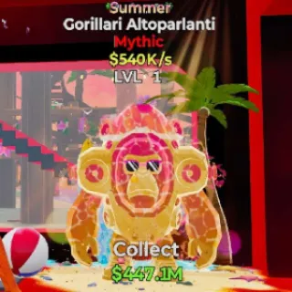 🔥 Gorillari Altoparlanti Summer Brainrot