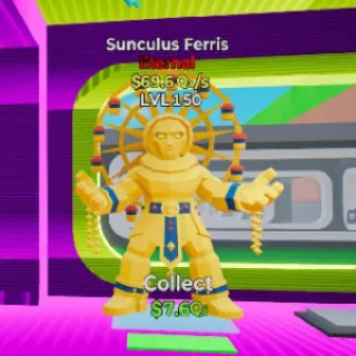 🔥 Lvl 150 Sunculus Ferris $69.6Qa/s Steal the Brainrot