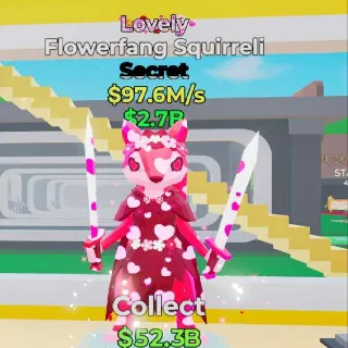 🔥 Flowerfang Squirreli Lovely Steal the Brainrot