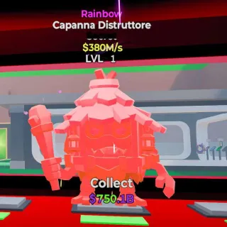 🔥 Capanna Distruttore Rainbow Steal the Brainrot