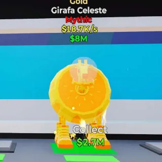 🔥 Girafa Celeste GOLD - Fortnite Steal the Brainrot Rare