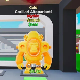 🔥 GORILLARI ALTOPARLANTI GOLD Steal the Brainrot Rare