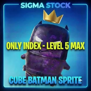 Only Index - Cube Batman Sprite - Max Level 5