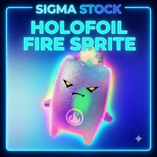 Holofoil Fire Sprite