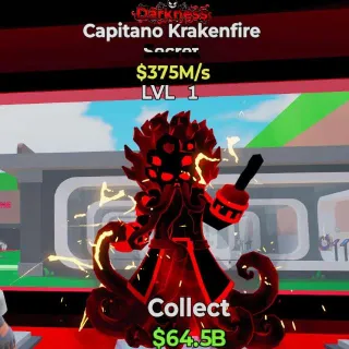 🔥 Capitano Krakenfire Darkness Brainrot