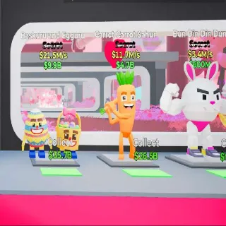 🔥 EASTER BUNDLE BASKURU AND EGGURU , CARROT CARROT SAHUR  , BUN DIN DIN DUN  DEFAULT - FORTNITE STEAL THE BRAINROT