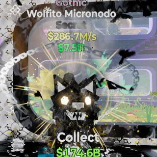 🔥 Wolfito Micronodo Gothic Brainrot