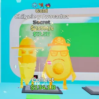 🔥 CHILYEIE Y AVOCADOA GOLD Fortnite Steal The Brainrot Rare