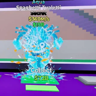 🔥 Spaghetti Tualetti Aqua Steal the Brainrot