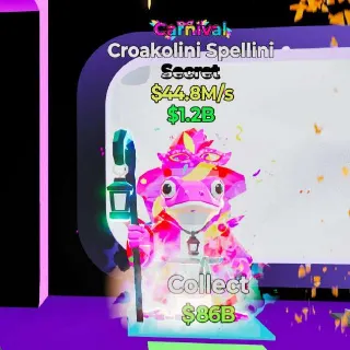 🔥 Croakolini Spellini Carnival Steal the Brainrot Rare