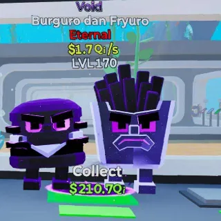 🔥 $1.7Oi/s - Burguro Dan Fryuro Void Lvl 170  Brainrot