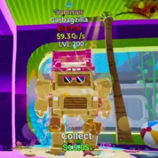 Garbagzilla Summer $9.3Qi/s 1 Trait Brainrot