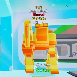 Gold Diggoblock Steal The Brainrot
