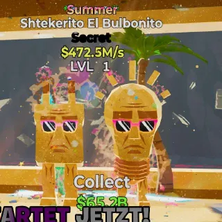 🔥 Shtekerito El Bulbonito Summer  Steal the Brainrot