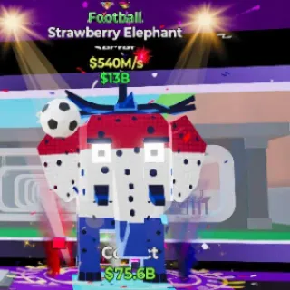 🔥 Strawberry Elephant Football Brainrot
